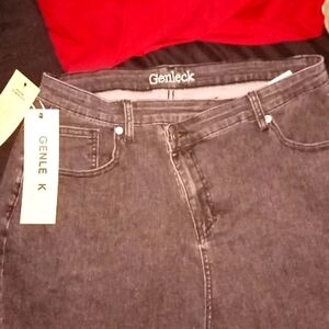 Extra large denim shorts